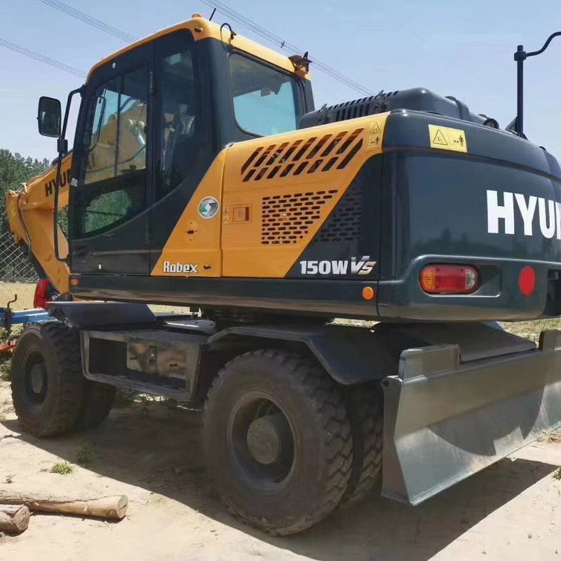Hyundai 150W R150 R150-9 Экскаваторы оригинальные 15TON с оригинальным гидравлическим цилиндром