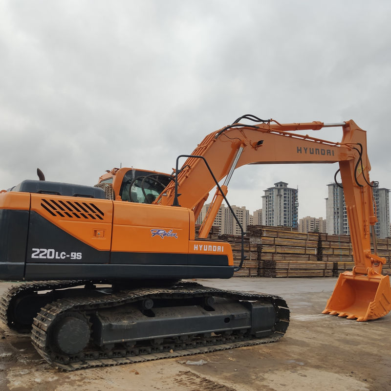 В хорошем состоянии Hyundai 220-9s экскаватор 22000 кг Машина вес 0-2000 рабочих часов