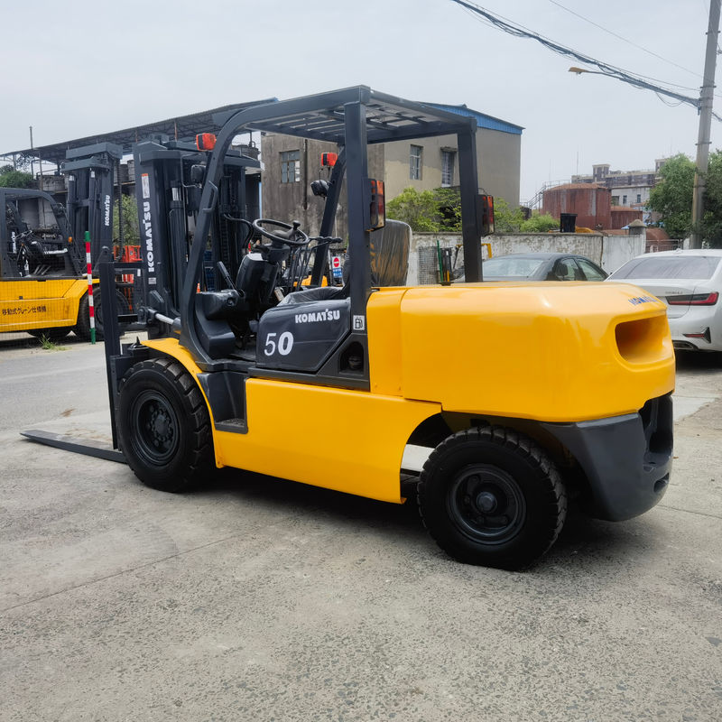 1200 мм ширина вилки ручной источник питания использованный Komatsu FD50 5 тонн вилочный погрузчик в хорошем состоянии