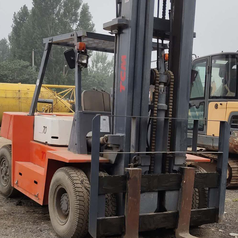 В хорошем состоянии Подержанный погрузчик TCM FD70 7000 кг Вес Дизельного двигателя Источник питания